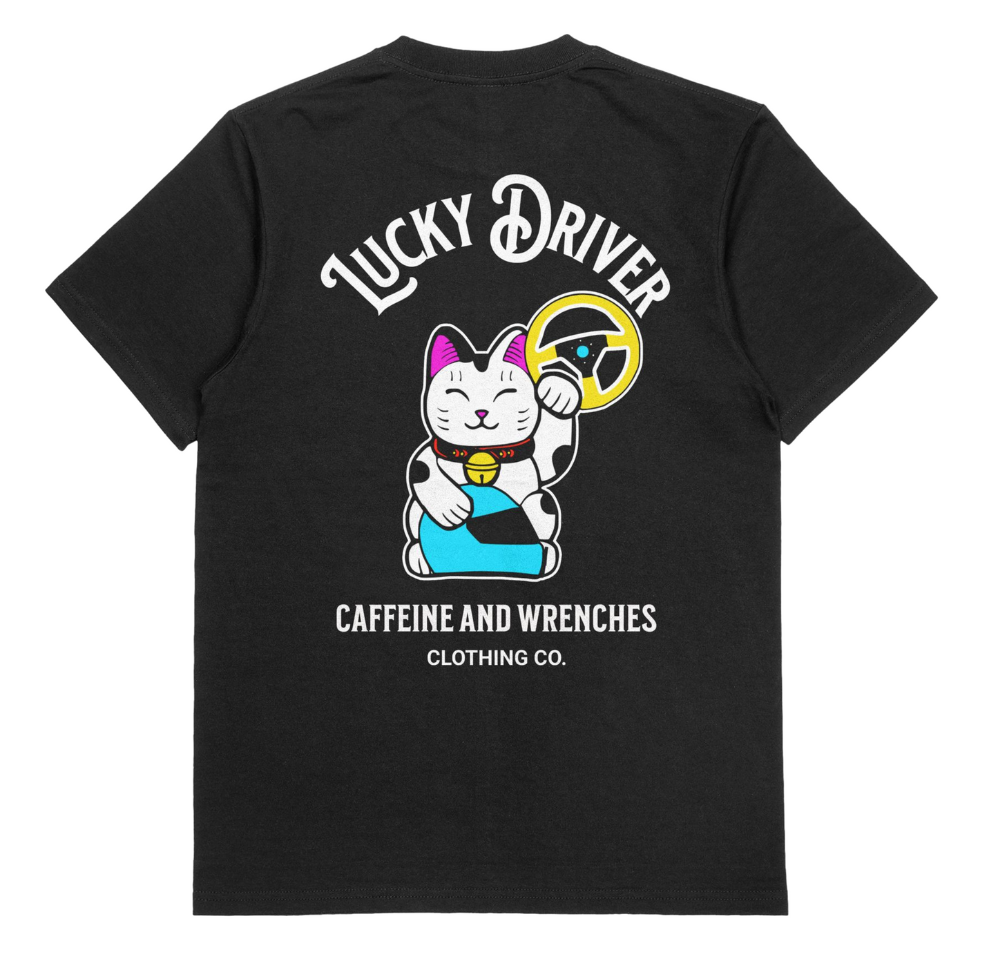 LUCKY DRIVER SHORT SLEEVE   T-SHIRT